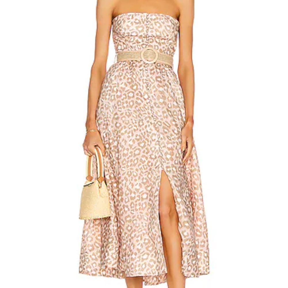 Zimmermann carnaby bustier midi dress